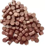 Peach Rose Pearl Sealing Wax Beads for Cards & Invitations, approx 250 beads