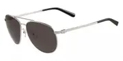Salvatore Ferragamo SF 157S 045 Men's Sunglasses Silver Size 60