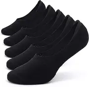 Pareberry Women's Thick Cushion Cotton Athletics Casual Low Cut Flat Non-Slip Boat Liner No Show Socks-5/10 Pack