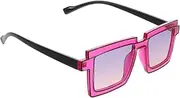[Gogogmee] Unique Fluorescent Sunglasses for Women Photo Booth Props Trendy Eyewear Party Accessories Outdoor Sports Sunglasses