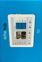 Amazon Echo Hub 8" Smart Home Control Panel with Alexa - White