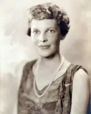 Amelia Earhar Portrait 11 x 14" Photo Print
