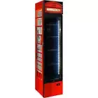 Red Phone Box Upright Bar Fridge Slimline w/ LED Lighting Alfresco Entertaining