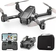 Holy Stone HS440 Foldable FPV Drone with 1080P WiFi Camera for Adult Beginners and Kids; Voice/Gesture Control RC Quadcopter with Modular Battery for long flight time, Auto Hover, Carrying Case