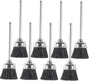 Healvian 8pcs Nail Drill Bit Cleaning Brush Set for Nail Art Tools Portable Drill Bit Cleaner for Manicure Accessories