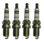 Bosch Spark Plug Set 4 Pieces Double Platinum Gap 0.031 For Saab (for: Saab)