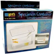 Aquarium, Lees Specimen Container Convalescent Home (Large - 7"L x 3.25"W x 6"H)