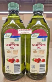 Simply Nature NON-GMO Grapeseed Oil 25fl oz 750ml (2 Bottles)