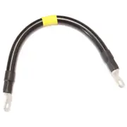 2/0 Black Battery Interconnect Cable 24" with 3/8" Lugs ASSEMBLED IN USA