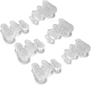 Hammer Toe Cushion, 3 Pairs Hammertoe Corrector Medical Grade Silicone Soft Hammer Toe Pad with 2 Separator Transparent Toe Straightener Cushion Support