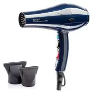 Professional 2200W Ionic Ceramic Hair Dryer | Fast Drying Salon Quality Blue