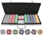 500 Piece Big Slick 11.5g Poker Chip Set