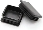 30Pcs Square Plastic Plug, 40mm x 40mm Square Tube Inner End Caps Pipe Insert Plugs Anti-Slip Furniture Leg Mat for Pipe Blocking/Floor Protecting