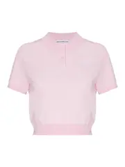 [T By Alexander Wang] Short Sleeve Polo Tee