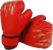 Boys Boxing Gloves, Beginners Heavy Bag Gloves, Protective and Breathable Training Gloves for Kickboxing Punching Bag Safe Sparring Aged 3-9