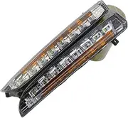 Flashing DRL Compatible with VW Passat CC 2009 2010 2011 2012 DRL Daytime Running Lights Fog Lamp Cover Headlight 12V Daylight