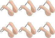 6pcs Silicone Nose Clip Swimming Wire Nose Clip Snorkeling Gear Adults Pool