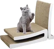 Cat Scratcher Cardboard - Corrugated Paper Scratch Board for Cats | Interactive Toys Scratch Resistant Mat Scratching Pad for Climbing Wall Sleeping Corner Play Window