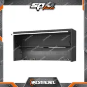SP Tools 73" USA Sumo Series Wide Power Top Hutch 21 Drawer Cabinet Black/Chrome