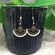 2” Bronze-tone Earring Set Bohemian Retro Drop Dangle Hook New Free Ship 7105