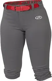 [Rawlings] Launch Series Game/Practice Fastpitch Softball Pant, Adult, Solid Color