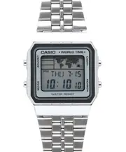 Casio Digital Alarm World Time Backlight Timer Calendar A500WA7DF 30M Mens Watch