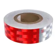 Reflective Tape 2" X 150 Feet Red/White High Intensity Safety Caution Warning...