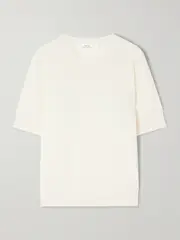 [Arch4] Arch4 - Gabby Cashmere Sweater - Ivory - medium medium Ivory
