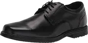[ROCKPORT] Men's Robinsyn Waterproof Plain Toe Oxford, Black, 10 US