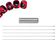 Ceprznvey Nail Magnets - Magnetic Clip for Manicure - Heart Manicure Tool for Beauty, Salon, Studio & Women Care