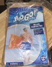 H2O GO: Deluxe Comfort Mat (Orange) Float Summer Ages 12+ Pool New In Package