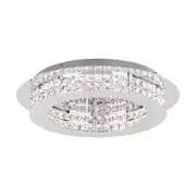 Eglo Principe Small Crystal Flush Mount Ceiling Light