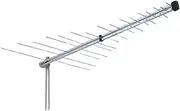 Leona Co TV Antenna, Attic or Roof Mount Outdoor TV Antenna, 32 Element Log Periodic VHF/UHF/FM HDTV Digital Ready Aerial