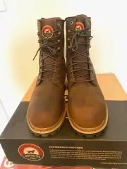 NIB MEN RED WING "IRISH SETTER"WORK BOOTS "MESABI" 83838 US14D/EU 48D BROWN