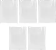 Pack of 5 Extra Large Plastic Bags, Clear Plastic Storage Bags, 100 x 152 cm Large Storage Bags, Reusable Moving Bags, Dustproof Plastic Bags for Suitcases, Luggage, Quilts