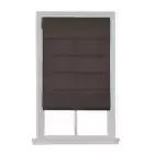 Home Decorators Collection Roman Shade 35"Wx64"L Cordless Blackout Fabric Coffee
