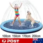 100-200CM Kids Splash Sprinkler Water Play Pad Mat Inflatable Spray Pool Toys AU