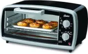 NEW Oster Toaster Oven, 4 Slice, Black (TSSTTVVG01)