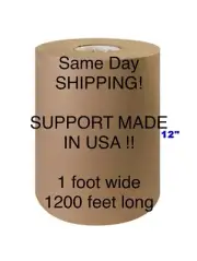 12in x 1200ft Honeycomb Kraft Paper Roll For Shipping Wrapping Cushioning- USA