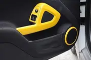Szwaldaper Car Decoration Cover Yellow Interior Trim Protection Shell Car Accessories, for Mercedes, for Smart, 451 Fortwo Car Interior Decoration Car Air Vent Ring Cover(3 B)