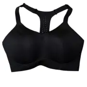 NWT Under Armour Fitted Uplift Black Sports Bra 38DD