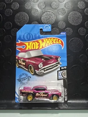 Hot Wheels Super Treasure Hunt Factory Sealed ‘57 Chevy Pink - Real Riders