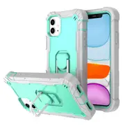 MCC Stylish Shockproof iPhone 11 Case Cover Apple iPhone11 Heavy Duty [Grey+Light Blue]