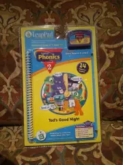 LeapFrog Leap Pad LeapPad Tad's Good Night Phonics 2-Game & Book