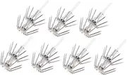 LOORGVEL Stainless Steel Double Hooks Luminous Effect Octopus Squid Hooks Aquarium Driftwood Fish Tank Fishing Lure