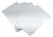 6PK Plano Mirror, 6 x 4 Inch - Glass - Eisco Labs