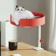Cat Bed Desk Nest with Teaser,Easy Installation Shelf,Sturdy Frame,Removable ...