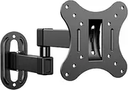 ZOGOZZ Suitable For Most Monitor 14-27 Inch TVs Computer monitor,Full Motion Wall Mount TV Bracket VESA Up to 100x100mm Max Load 22lbs Fits 15 19 20 22 23 Inch Small Monitor Mount，Wall Mounted Bracket