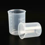 Transparent Plastic Beaker with Graduated Kitchen Baking Measuring Cups