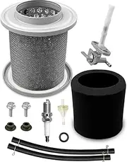 Filter Spark Plug Fuel Valve Petcock Kit Fits for Honda XR80R XR100R CRF80F CRF100F 1985-2013 Replace 17212-KJ2-003 16950-GN1-871 16950-GCF-67 16950-GEL-701